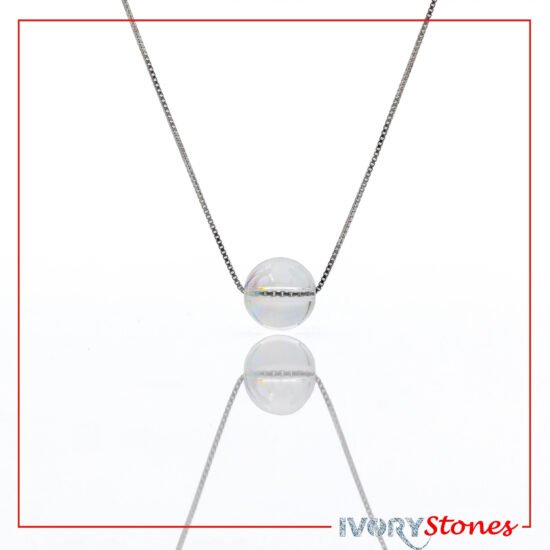 Ivorystones Crystal Sphere Necklace